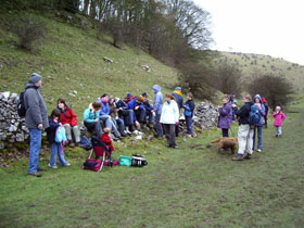 The King's Church Arnold - Home group on a walk in the country